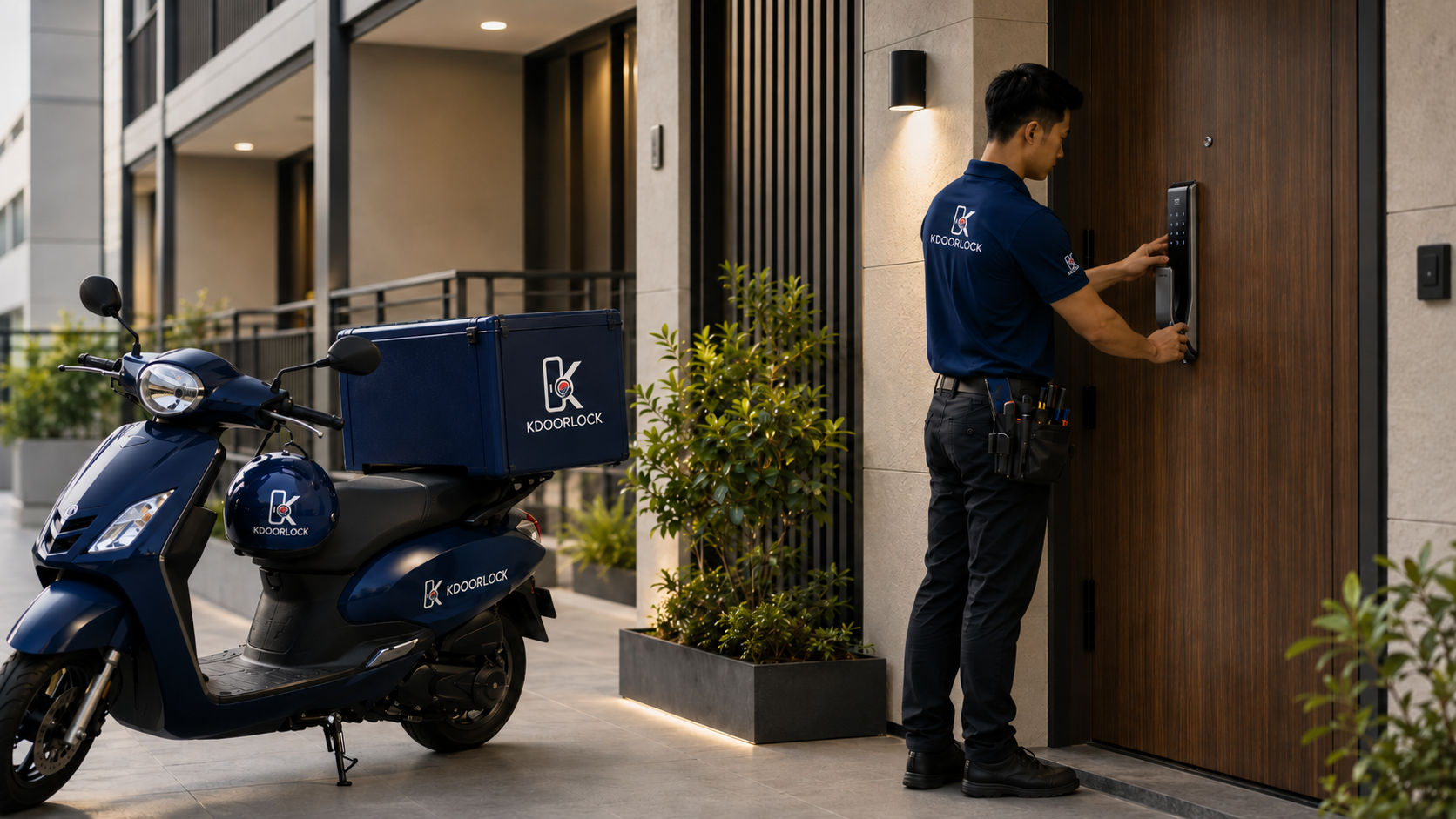 KDoorLock 현장 설치 서비스 이미지